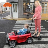 兒童電動車四輪遙控汽車男女小孩寶寶玩具車可坐大人親子溜娃童車
