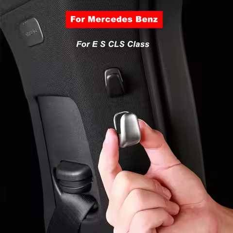 Chrome Car Window B Pillar Hook ABS Protective Cover Trim For Mercedes Benz E S CLS Class W212 W213 