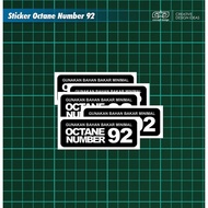 Octane Number 92 Sticker