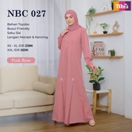 Gamis Nibras Terbaru NBC 027 Gamis Nibras Termurah Baju Gamis Nibras Kekinian