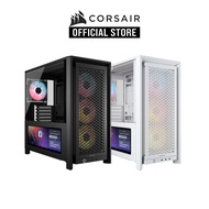 CORSAIR FRAME 4000D LCD RS ARGB Premium Mid-Tower PC Case - Black/White