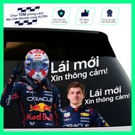 Fun new driving stamp - F1 max verstappen racer - AUTRA