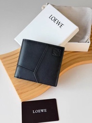 正品   LOEWE Puzzle Edge 牛皮 銀包 卡包