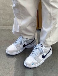 🐻‍❄️Nike Dunk Low 細鉤 灰白藍 板鞋 男女通用款