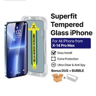 TEMPERED GLASS SUPERFIT AUTO INSTALL CLEARBENING FOR REDMI 8 8A/ 8A PRO/ 9/ 9A/ 9C/ 9T/ 10 4G/ 10 5G