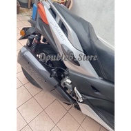 EXHAUST COVER YAMAHA XMAX 250 CARBON MUFFLER COVER CARBON & CAP CARBON CF XMAX250 XMAX CARBON