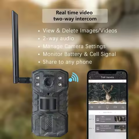 4G Hunting And Hunting Camera Mobile Phone Remote Ucon Camera Outdoor Monitoring Non Plug-in Chargin