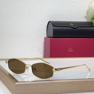 BZ6A CAR Unique ins Polygonal Sunglasses Women Fashion Metal Sunglasses Men 0612S