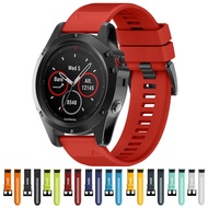 26mm Easy Fit Soft Silicone Strap For Garmin Fenix 6x/Fenix 6x Pro/Fenix 3/Fenix 3HR/Fenix 5X Smart 