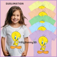 TWEETY BIRD SUBLIMATION COLORED T-SHIRT FOR KIDS