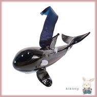 HIK Artistic Glass Marine Animal Keychain Orca Dolphin Decoration Ancient Techniques Safe Purse Car 