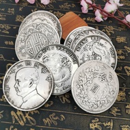 Supply 8.8cm Silver Yuan Big Silver Yuan Double Dragon Big Head Guangxu Tongbao Antique Old White Co
