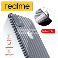 Realme 3 / 5 / 5i / 5S / 5 Pro / 6 / 6i / 6 Pro / 7 / 7i / 7 Pro / 7 (5G) Carbon Fiber Back Film Sti