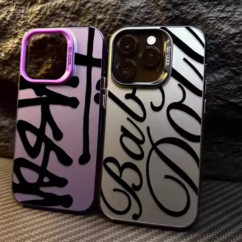 Fashion English Letter Phone Case for Xiaomi Mi 14T 13T 12T Pro for Xiaomi 14 13 12 11 Ultra Lite 5G