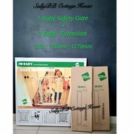 1 Baby Safety Gate 2M8800 + 2 Extension 2M8811
