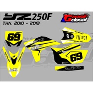 DECAL STICKER YZ 250f OLD 2010 - 2013 FULL BODY DECAL STICKER YZ 250F OLD 2010-2013 FULL BODY