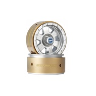 BATRAZZI Aluminum 1.2" Rogue Beadlock Wheels Silver (2pcs)