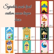 Custom Children's Prayer Mats Without Foam And The Best || Sejada Anak, Character Children's sejadah, Children's sejadah With motif § Cute POUCH § Premium Grade Children's Prayer Mat Free Custom Name And Anti slip Layer // Children's Prayer Mat Free Custo