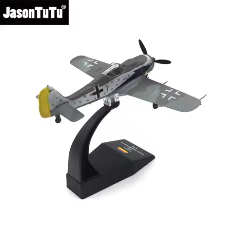 JASON TUTU 1/72 Scale (Focke-Wulf)Fw-190 Fighter Alloy Military Aircraft Model Diecast Metal Model P