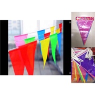 Plastic Banderitas Assorted Color Rainbow Waterproof Multicolor Fiesta