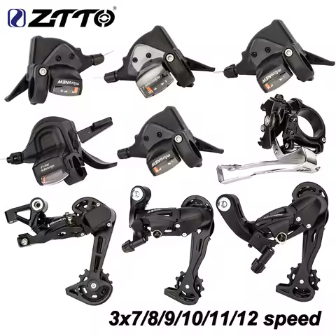 ZTTO MTB Bike Shifter Derailleur 7/8/9/10/11/12 Speed 3x7s 3x8s 3x9s 3x10s 11s 12s Shifter Lever Mic