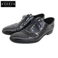 Prada patent leather straight-tip shoes for men, black, size 7, 2EC031, size 7