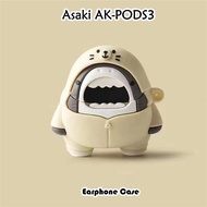 【Stock Ready】For Asaki AK-PODS3 Case Earphone Case Sweet Cute Cartoon Soft Silicone Casing