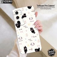 KAZERO - Case Samsung Galaxy A35hp - Cartoon Fashion Case - Pro Camera - Samsung Galaxy A35 Softcase