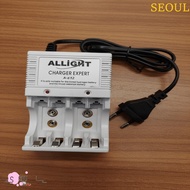 SEOUL Rechargeable Battery Charger, Universal Compatibility Convertible Charger AA Battery Charger, 