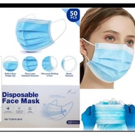 (#) Masker medis 3ply 1box isi 50pcs