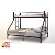 🎉FREE SHIPING🎉QUEEN SINGLE  Strong Metal Bunk Bed/Double Decker Bed/Katil 2 tingkat/Katil bunk/katil besi/Metal bed