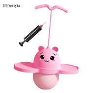 P Prettyia Pogo Ball with Handle Bouncing Ball with Pump Accessories Exercise Pogo Stick