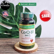 30% Sale!!!EXP:11/25 [Natures Bounty] CoQ10 โคคิวเท็น Q10 Co-Q10  Co Q10