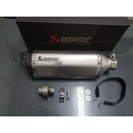 Ekzos exhaust akrapovic 61mm limited(muffle besar)
