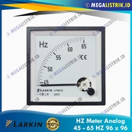 LARKIN HZ METER NEEDLE 45-65 HZ LP96HZ / FREQUENCY METER 96 X 96 / FREQUENCY METER ANALOG 96X96