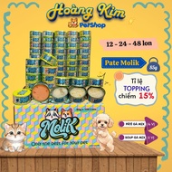 (Economy Combo) Pate Molik 85g/Wet food for Dogs and Cats – Smooth thick form Mousse/Soup/Soup – 25 