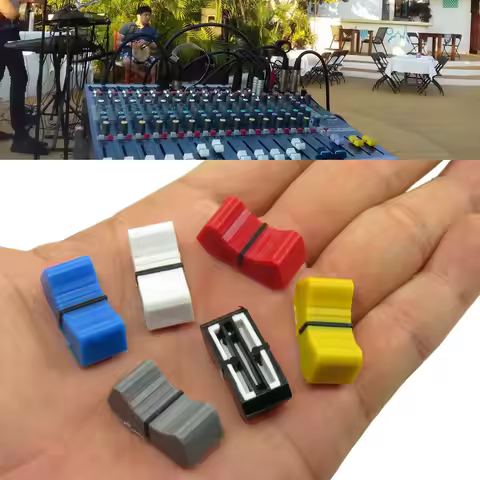 6pcs/lot for Allen & Heath for Soundcraft Mixer Fader Knob Cap/Straight Slide Potentiometer Push But