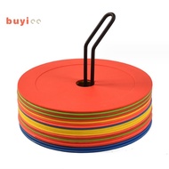 10Pcs Soccer Flat Cones Marker Disc  Marker Disc Basketball Sports Speed Agility Training Markers,Po