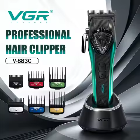 VGR Hair Trimmer Cordless Hair Cutting Machine Vector Motor 11000 RPM Electric Barber Adjustable Cli