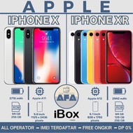 iPhone XR | X 64GB 128GB 256GB ORIGINAL FULLSET GARANSI RESMI IBOX