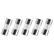 3.6x10mm 3A 125V Tiupan Cepat Fius Kaca, Pek 5 Fius Kaca Mini Fius 3amp 125 Volt 0.14x0.39 Inci Fius