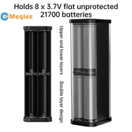 Mecha Transparent 8×21700 Battery Case DIY Kit Quick Charge Flash Charger Battery Box Kit Solderless