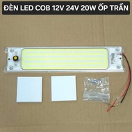 Chip LED COB siêu sáng LED COB 12V 24V 20W sáng trắng 250x60mm