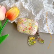 🔥จัดส่งภายใน24ชั่วโมง🔥เคสแอร์พอร์ต 2 1 Case Airpod 3 pro ดอกไม้ การป้องกันการตก ซิลิโคนนิ่ม Soft Cas