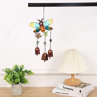 Low Price Spike Cross-Border Wind Chime Hummingbird Bee Dragonfly Pendant Metal Glass Spray Paint Pa