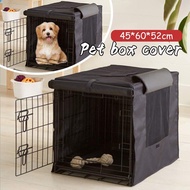 Dog Kennel House Cover Waterproof Windproof Shading 420D Oxford Dog Cage Cover Outdoor Protective Cover Pet Crate Covers