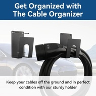 [mcfsnzwtxz1bw] EV Charging Holder Set Accessories Wall Mount Easy to Mount Bracket J Hook