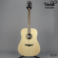 Veelah กีต้าร์โปร่ง 41" Acoustic Guitar 41" รุ่น VDMM VDSM พร้อมกระเป๋าสวย + ปิ๊ก 3 อัน + ประแจ