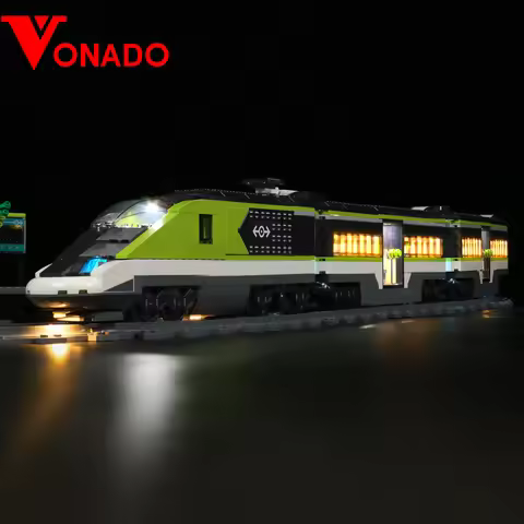 Vonado LED Light Kit For 60337 Express Passenger Train Building Blocks Set (NOT Include the Model) B