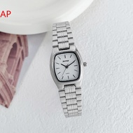 NEW® Pomar New Simple Silver Watch Case Elegant Small Line Scale Quartz Waterproof Womens Watch